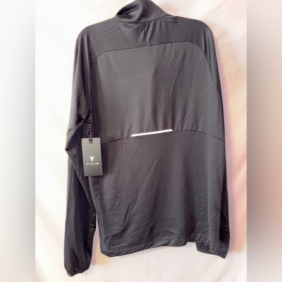 Men’s Black Lightweight Shirt Jacket with Reflective Accents - Picture 6 of 12